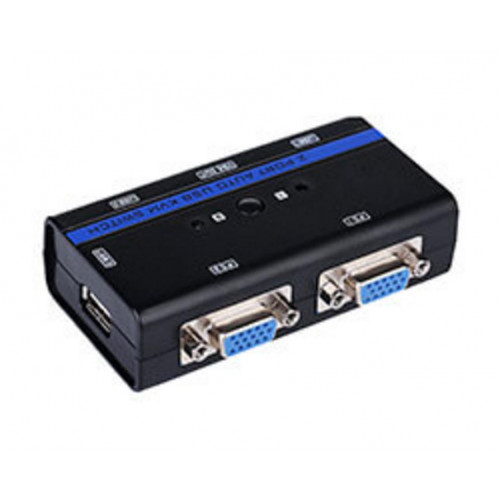 Conmutador AISENS KVM USB 2.0 VGA...