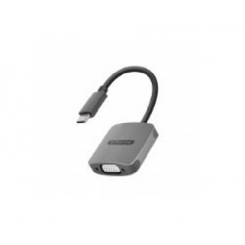 Adaptador Sitecom USB-C a VGA Gris...