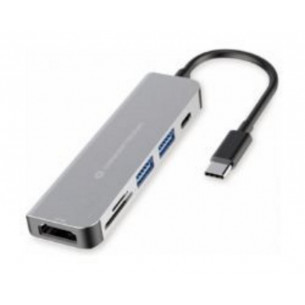 Docking USB-C Aluminio 6 en...