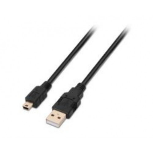 Cable USB-A 2.0 a Mini USB 1m Negro