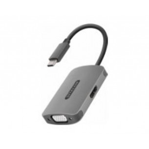 Adaptador USB-C a HDMI/VGA...