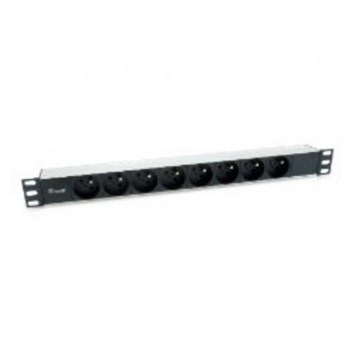 Regleta EQUIP 8xSchuko 1.8m Rack 1U...