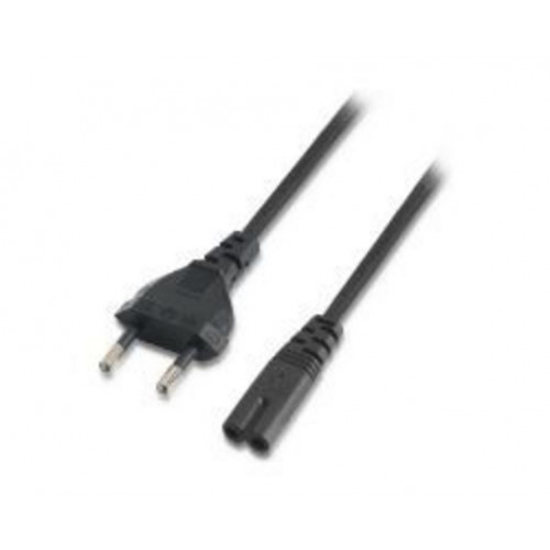 Cable AISENS CEE7/M a C7/H 1.5m Negro