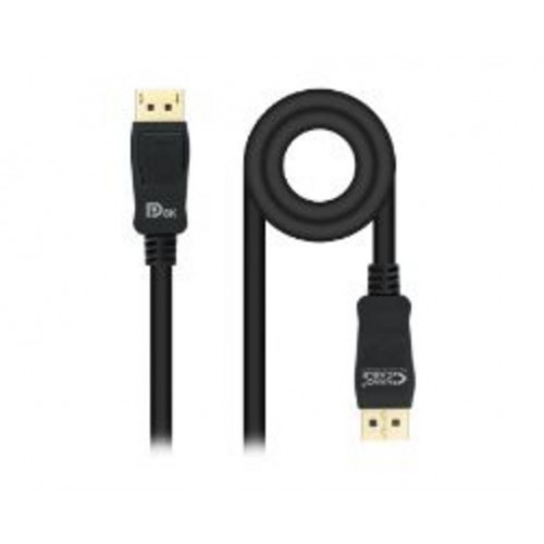 Nanocable DP/M a DP/M 2m Negro