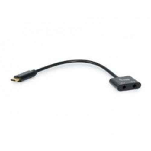 Adaptador EQUIP USB-C a 2x Jack 3.5mm...