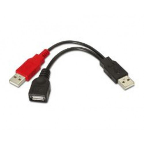 Cable AISENS USB-A/M a 2xUSB-A/H/M...