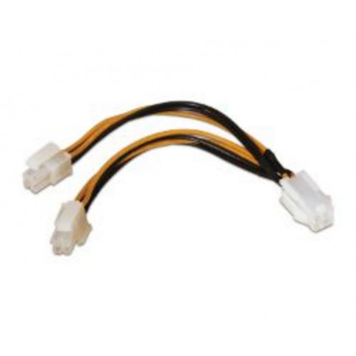 Cable AISENS 2x4-pin/M a 4-pin/H 15cm