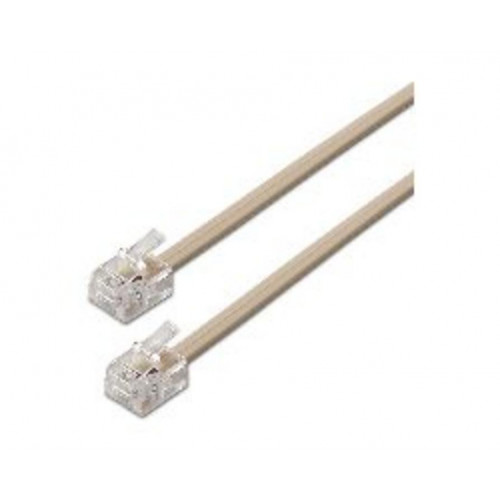 Cable de Teléfono AISENS RJ11 3m...