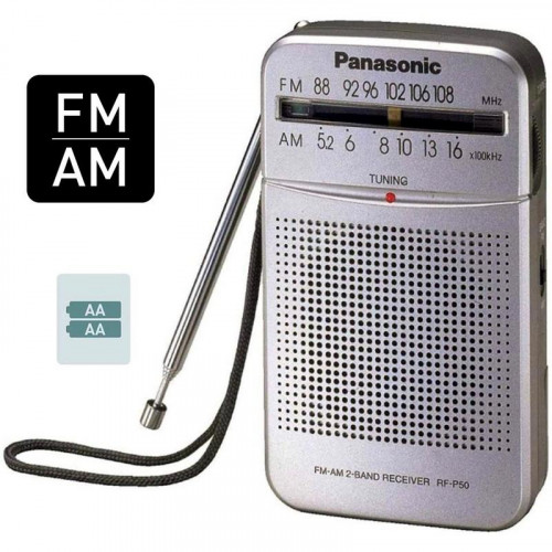 Panasonic RF-P50DEG-S Radio Portátil...