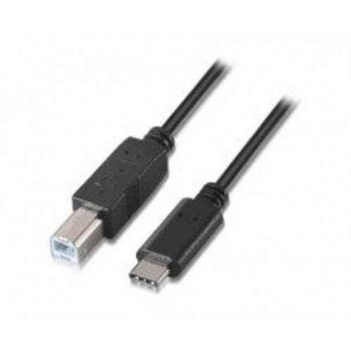 Cable AISENS USB-C/M a USB-B/M 1m...