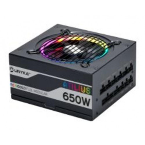 Fuente UNYKA Atilius ATX 650W RGB 80+...