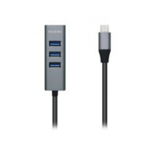 Hub AISENS USB-C 3.0 a 4xUSB-A 3.0...