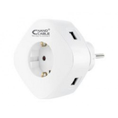 Cargador de Pared Nanocable 1USB-A...