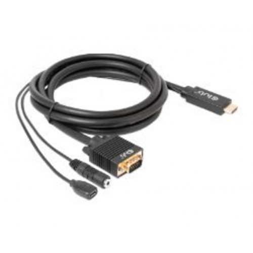Cable Club 3D HDMI/mUSB a VGA/3.5mm...