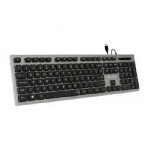 Teclado Ergo Flat USB SUBBLIM Gris