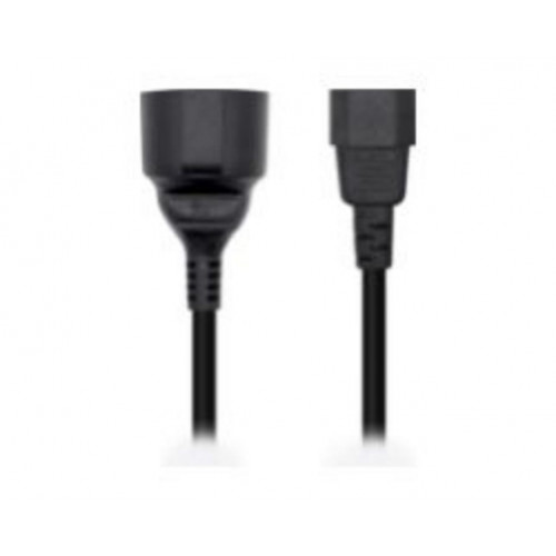 Cable AISENS C14/M a CEE7/H 25cm Negro