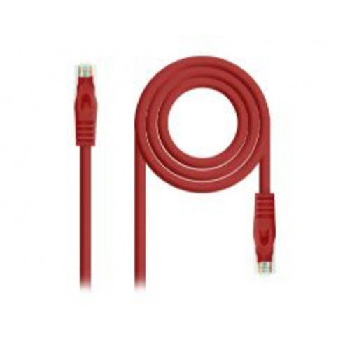 Latiguillo Nanocable Cat6a 30cm Rojo...