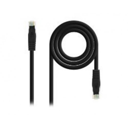 Latiguillo Nanocable Cat6a 30cm Negro...