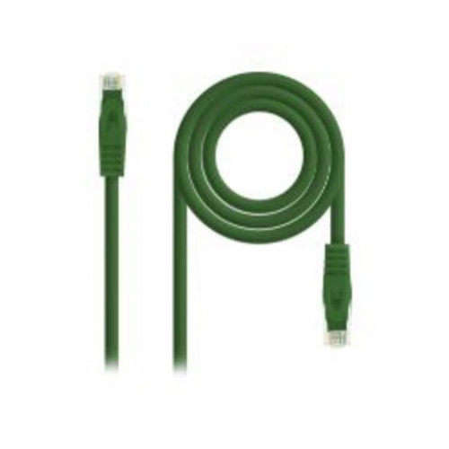 Latiguillo Nanocable Cat6a 30cm Verde...