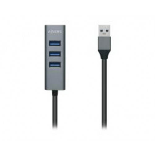 Hub AISENS USB-A 3.0 a 4xUSB-A 3.0...