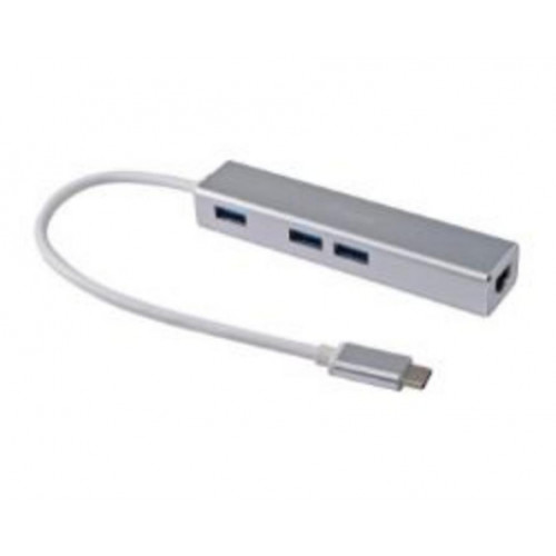 Adaptador EQUIP USB-C a USB-A/RJ45...