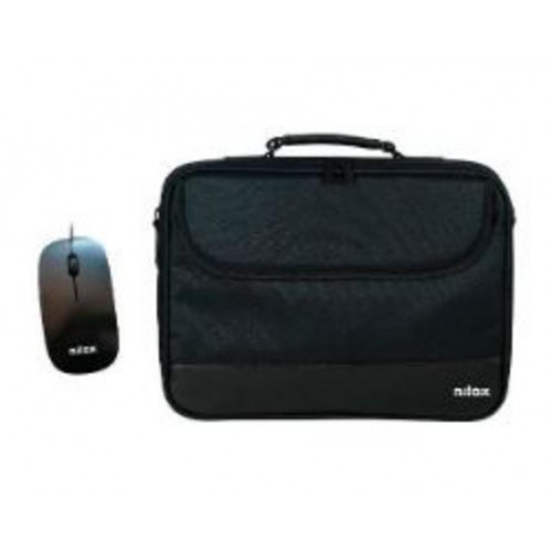 Maletín + Ratón NILOX 15.4"-16" Negro...