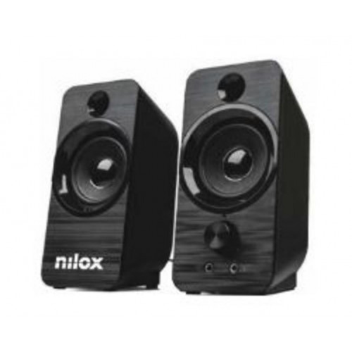 Altavoces NILOX 2.0 6W USB Negros...