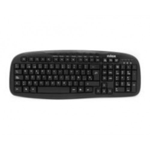 Teclado NILOX Multimedia USB Negro...