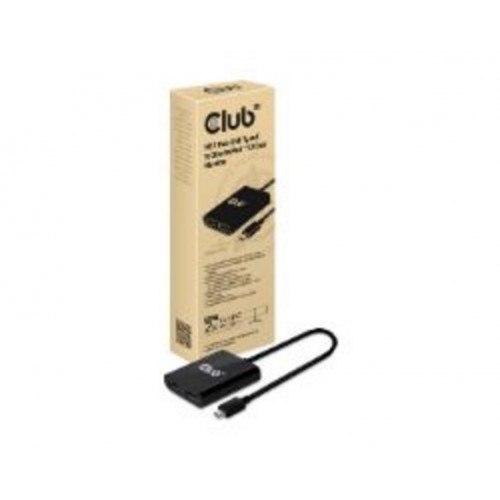 Adaptador Club 3D USB-C a 2xDP FHD...