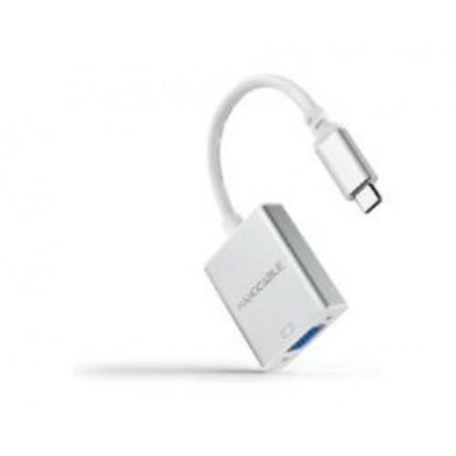 Adaptador Nanocable USB-C a VGA Gris...