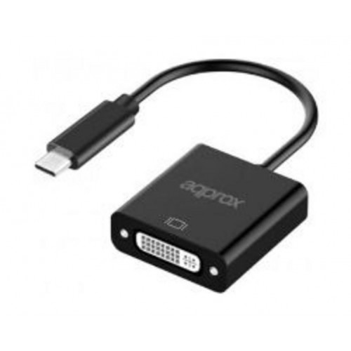 Adaptador Approx USB-C/M a DVI/H 13cm...