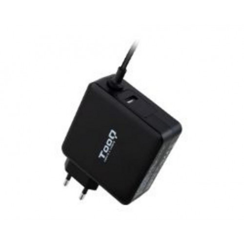 Cargador TooQ 65W USB-C PD 3.0 Negro...