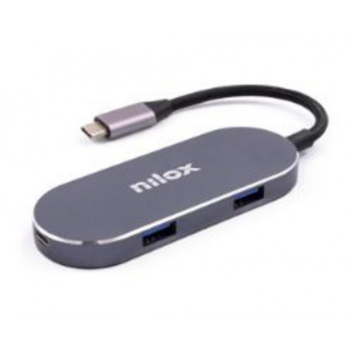 Dock NILOX USB-C a 3xUSB-A, 1xUSB-C...
