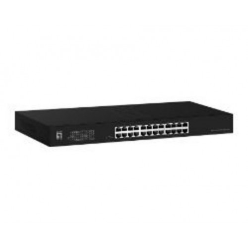 Switch LevelOne 24xRJ45 GbE Rack 1U...