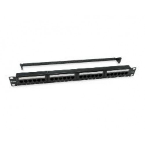 Patch Panel EQUIP 24p Cat.6 1U Negro...