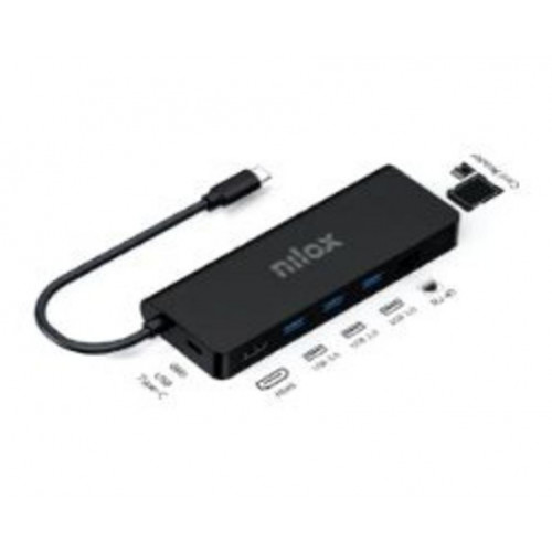 Docking Station NILOX 8 en 1 USB-C...