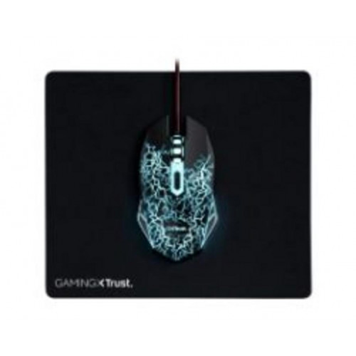 Pack Gaming Trust Ratón + Alfombrilla...