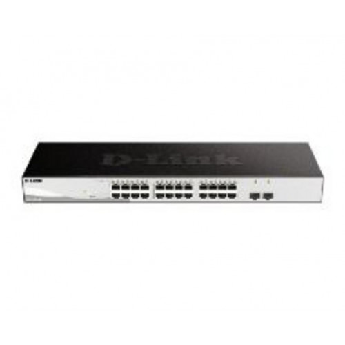 Switch D-Link 24xRJ45 GbE 2xSFP Rack...