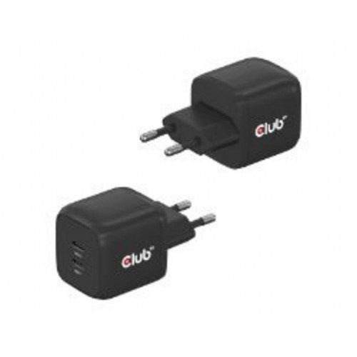 Cargador de Viaje Club 3D 45W 2xUSB-C...