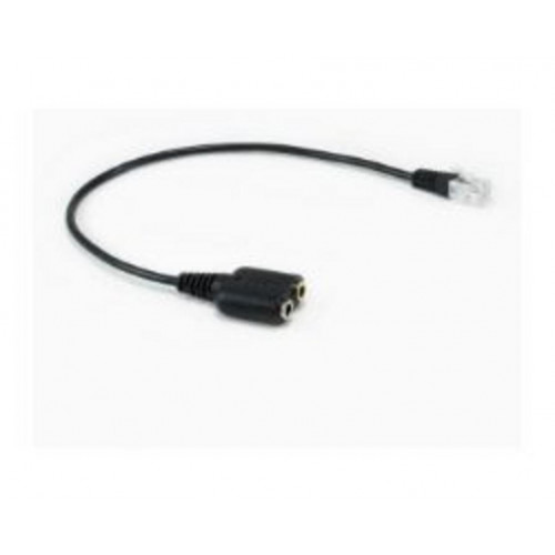 Cable EQUIP 1xRJ9/M a 2xJack 3.5mm/H...
