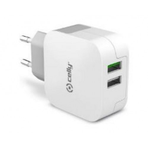 Cargador de Pared CELLY 2xUSB-A...