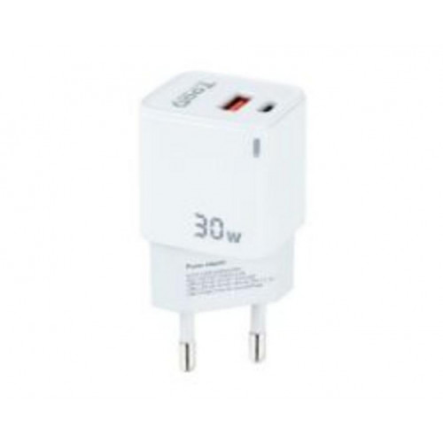 Cargador de Pared TooQ 30W USB-A/C...