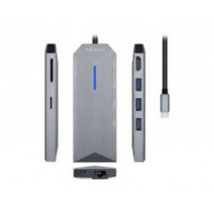 Adaptador AISENS USB-C 8 en...