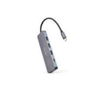 Hub Nanocable USB-C a USB-A...