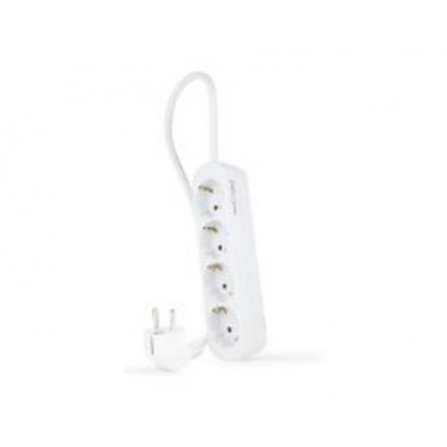 Regleta Nanocable 4xSchuko Cable 1.4m...