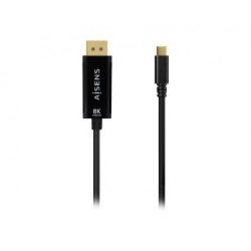 Cable AISENS USB-C/M a DP/M 0.8m...