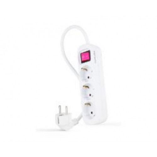 Regleta Nanocable 3xSchuko Interruptor