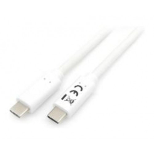 Cable EQUIP USB-C/M a USB-C/M 2m Blanco
