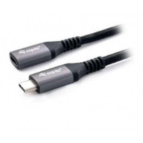 Cable EQUIP USB-C/M a USB-C/H 1m Negro