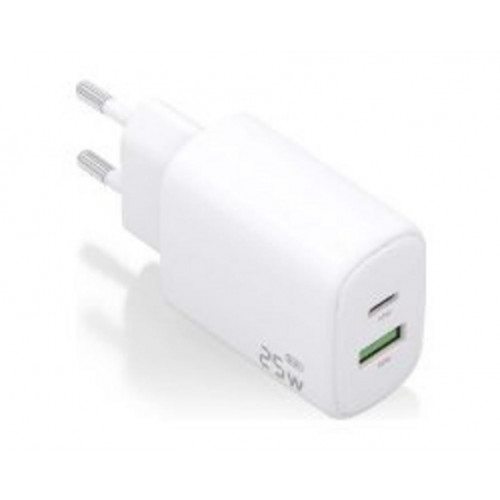 Cargador Pared AISENS Usb-C/Usb-A 25W...